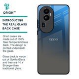 Blue Grey Ombre Glass Case for Oppo Reno10 Pro Plus 5G