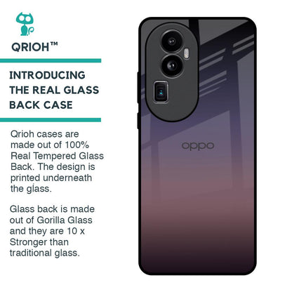 Grey Ombre Glass Case for Oppo Reno10 Pro Plus 5G