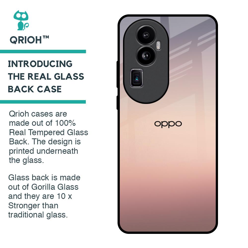 Golden Mauve Glass Case for Oppo Reno10 Pro Plus 5G