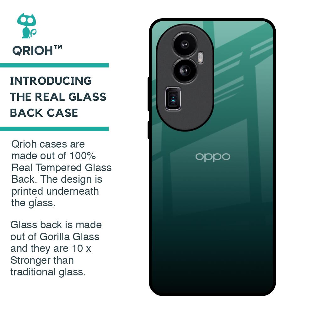 Palm Green Glass Case For Oppo Reno10 Pro Plus 5G