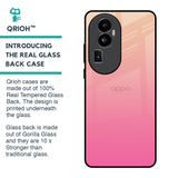 Pastel Pink Gradient Glass Case For Oppo Reno10 Pro Plus 5G