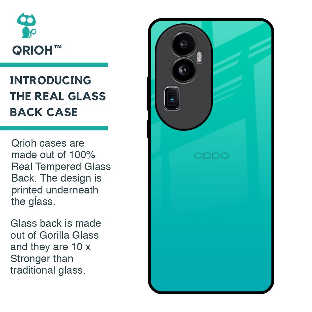 Cuba Blue Glass Case For Oppo Reno10 Pro Plus 5G