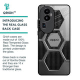 Hexagon Style Glass Case For Oppo Reno10 Pro Plus 5G