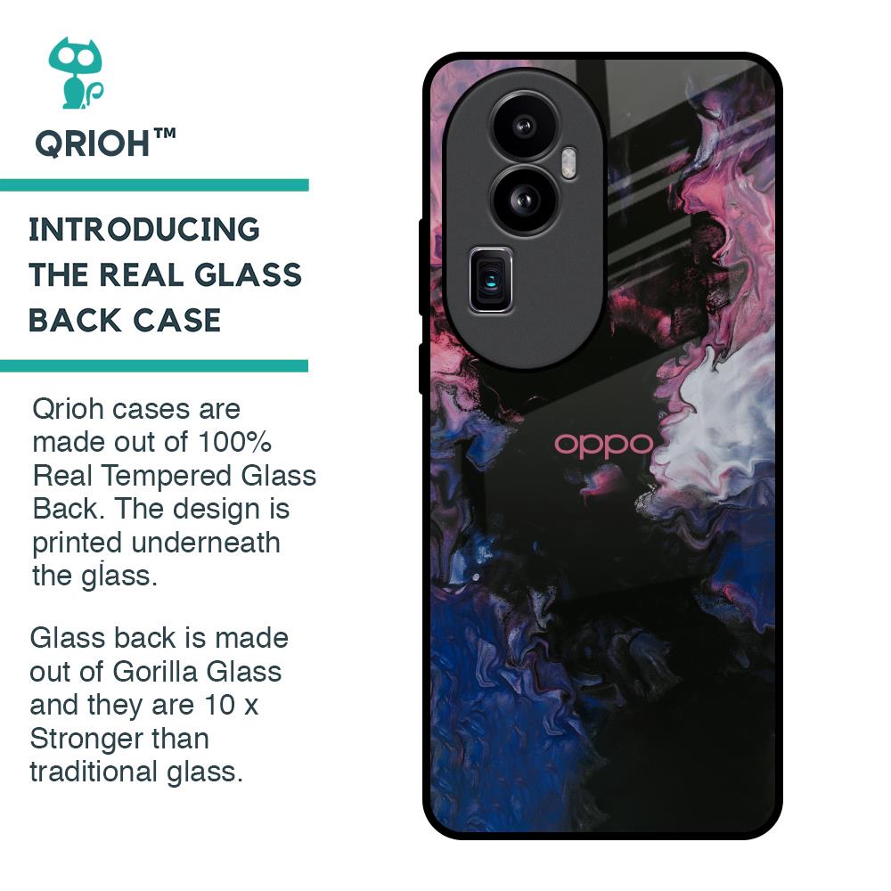 Smudge Brush Glass case for Oppo Reno10 Pro Plus 5G