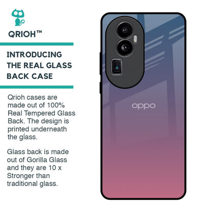 Pastel Gradient Glass Case for Oppo Reno10 Pro Plus 5G