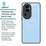 Pastel Sky Blue Glass Case for Oppo Reno10 Pro Plus 5G