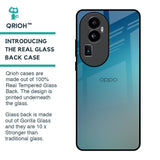 Sea Theme Gradient Glass Case for Oppo Reno10 Pro Plus 5G