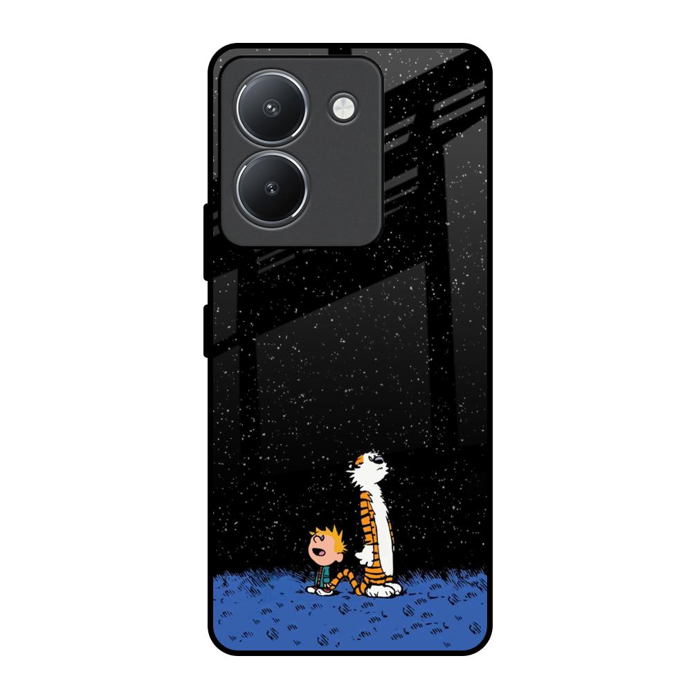 Night Sky Star Vivo Y36 Glass Back Cover Online
