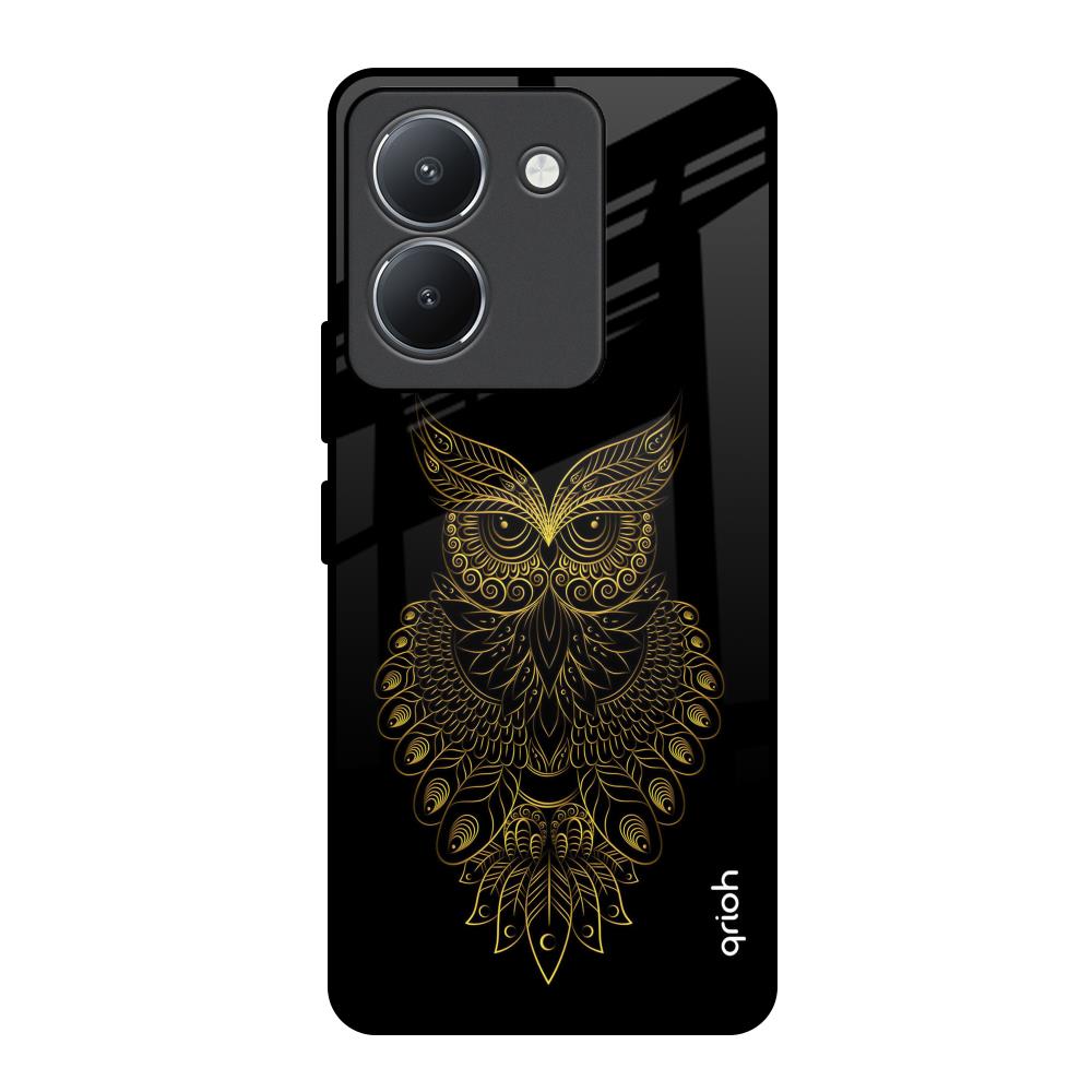 Golden Owl Vivo Y36 Glass Back Cover Online