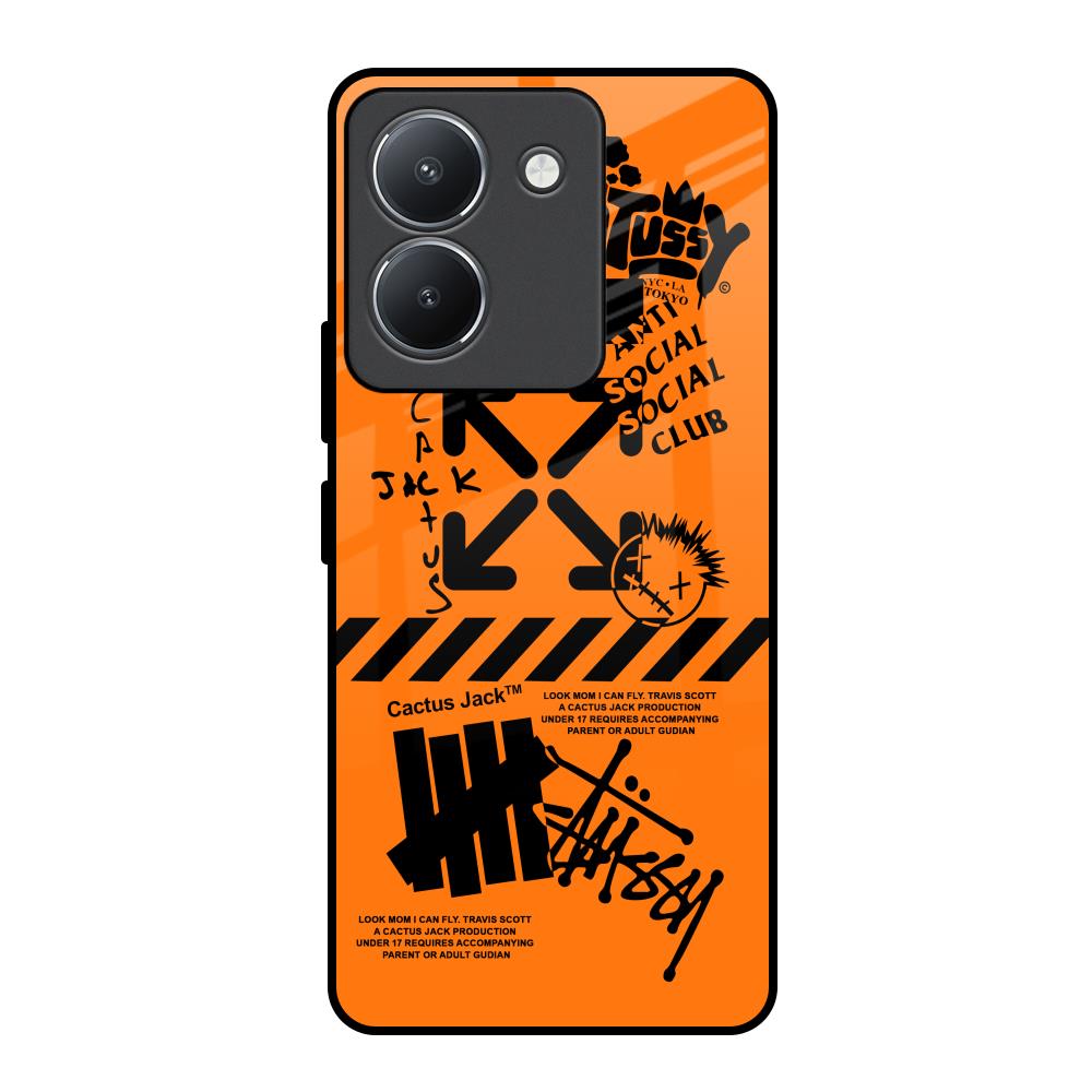 Anti Social Club Vivo Y36 Glass Back Cover Online