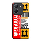 Handle With Care Vivo Y36 Glass Back Cover Online