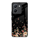 Floating Floral Print Vivo Y36 Glass Back Cover Online