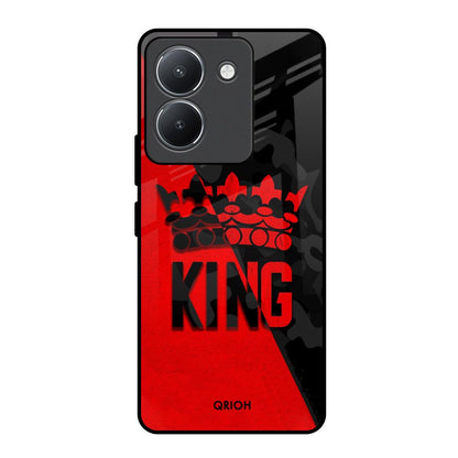 I Am A King Vivo Y36 Glass Back Cover Online