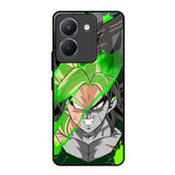 Anime Green Splash Vivo Y36 Glass Back Cover Online
