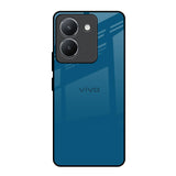 Cobalt Blue Vivo Y36 Glass Back Cover Online