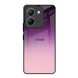 Purple Gradient Vivo Y36 Glass Back Cover Online
