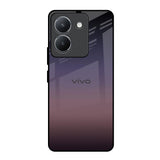 Grey Ombre Vivo Y36 Glass Back Cover Online