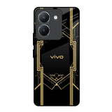 Sacred Logo Vivo Y36 Glass Back Cover Online