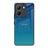 Celestial Blue Vivo Y36 Glass Back Cover Online