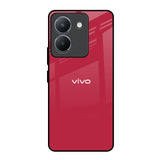 Solo Maroon Vivo Y36 Glass Back Cover Online