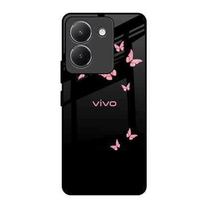 Fly Butterfly Vivo Y36 Glass Back Cover Online