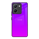 Purple Pink Vivo Y36 Glass Back Cover Online