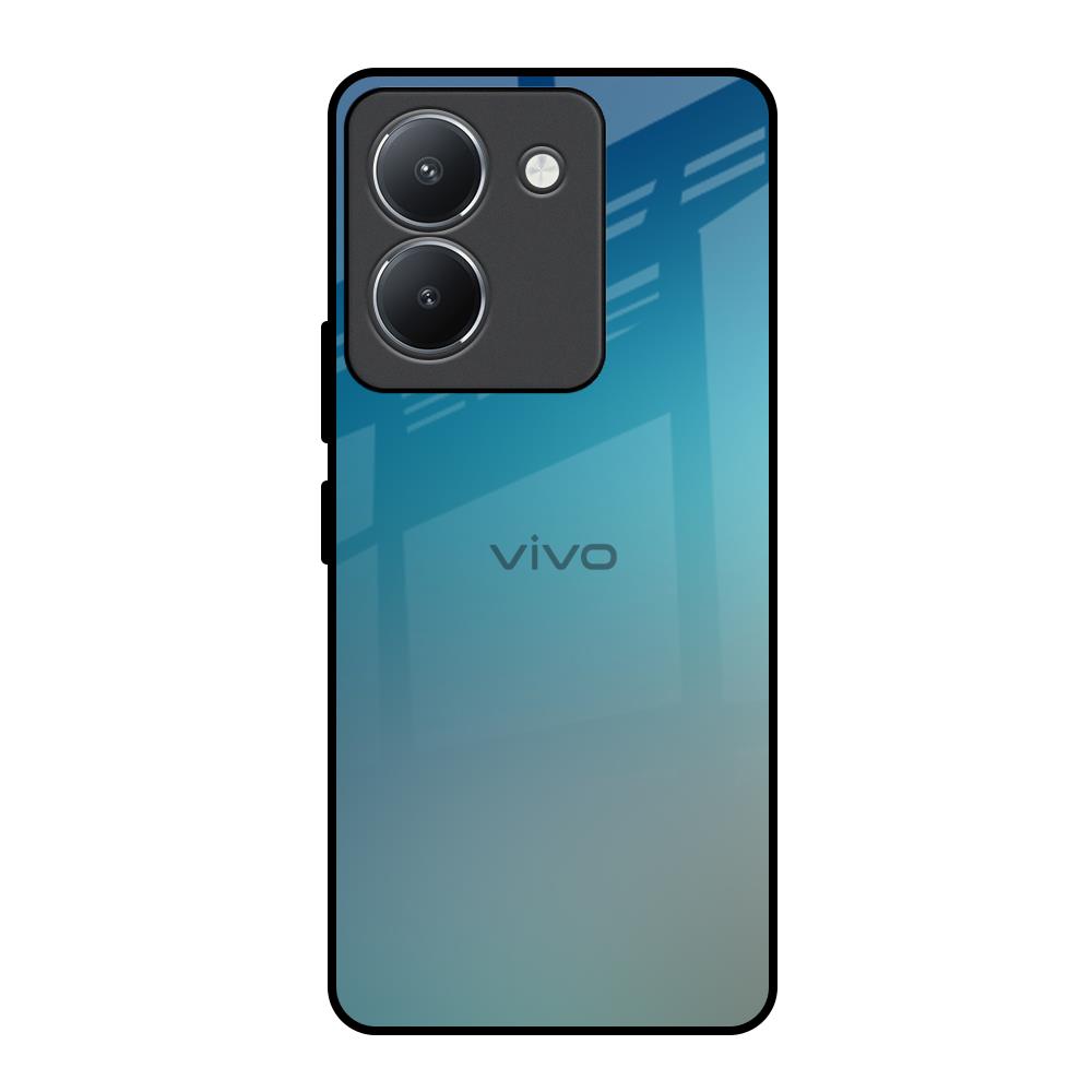 Sea Theme Gradient Vivo Y36 Glass Back Cover Online