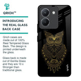 Golden Owl Glass Case for Vivo Y36