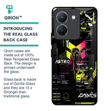 Astro Glitch Glass Case for Vivo Y36