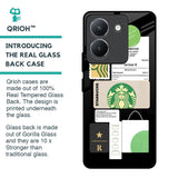 Coffee Latte Glass Case for Vivo Y36