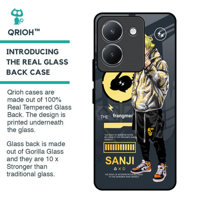 Cool Sanji Glass Case for Vivo Y36