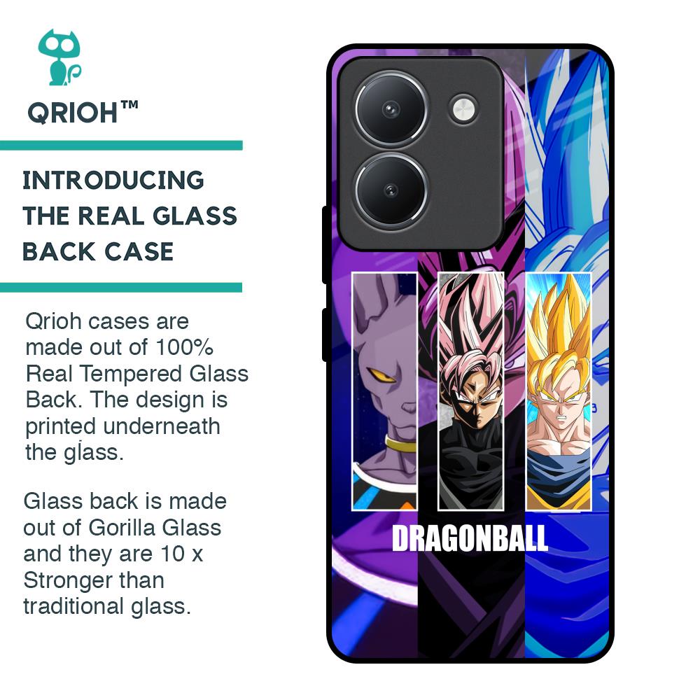 DGBZ Glass Case for Vivo Y36