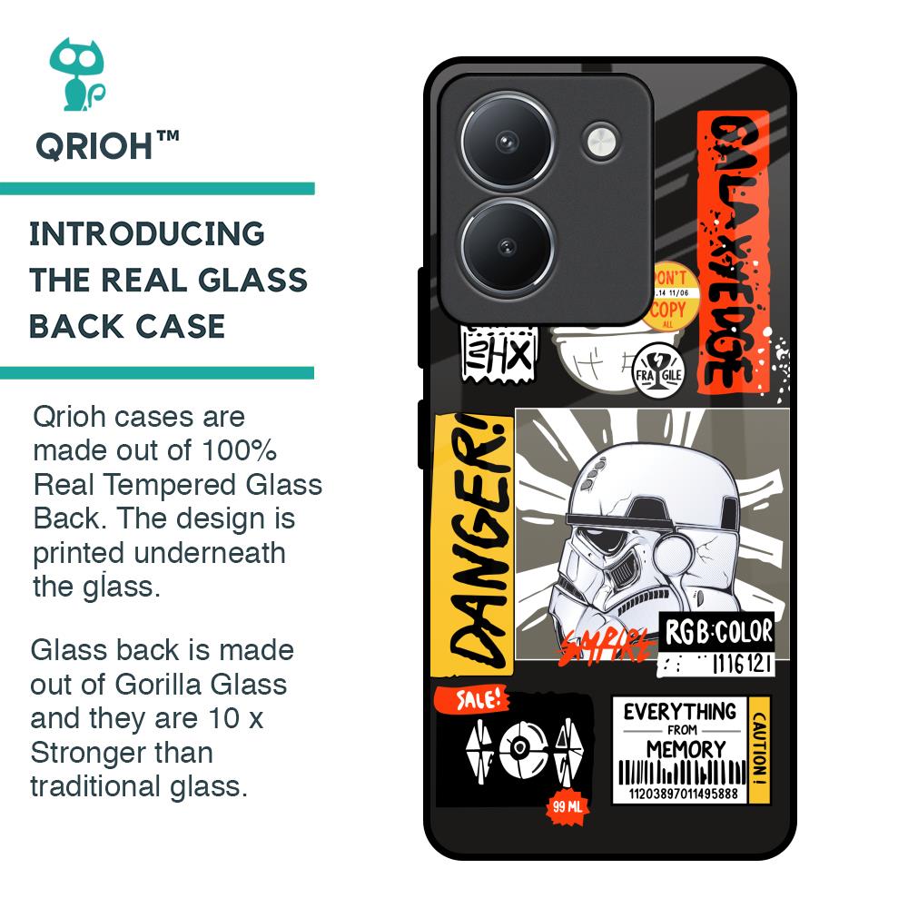 Galaxy Edge Glass Case for Vivo Y36