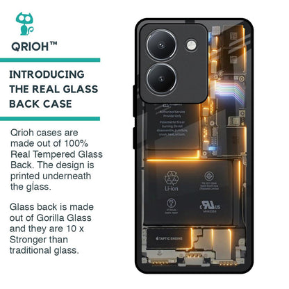 Glow Up Skeleton Glass Case for Vivo Y36
