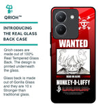 Luffy Wanted Glass Case for Vivo Y36