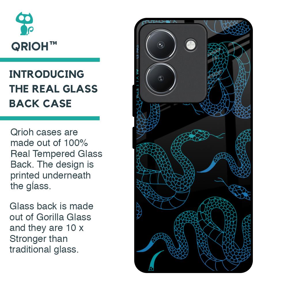Serpentine Glass Case for Vivo Y36