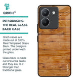 Timberwood Glass Case for Vivo Y36