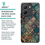 Retro Art Glass Case for Vivo Y36
