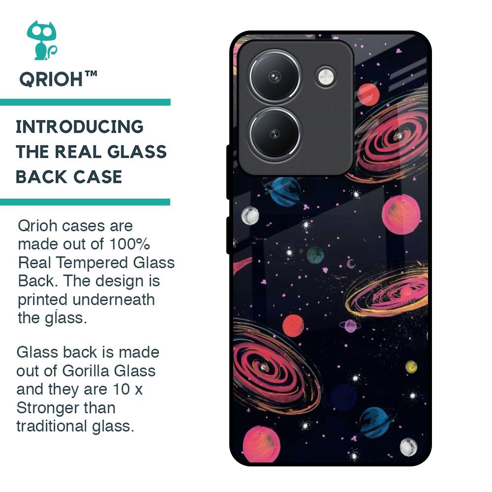 Galaxy In Dream Glass Case For Vivo Y36
