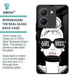 Girl Boss Glass Case For Vivo Y36
