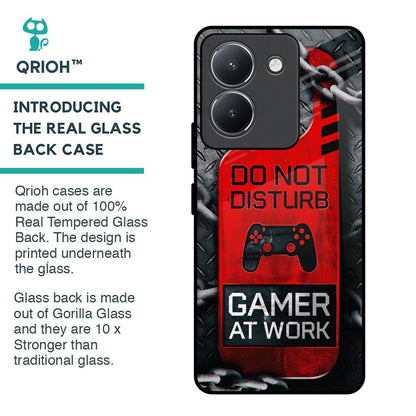 Do No Disturb Glass Case For Vivo Y36