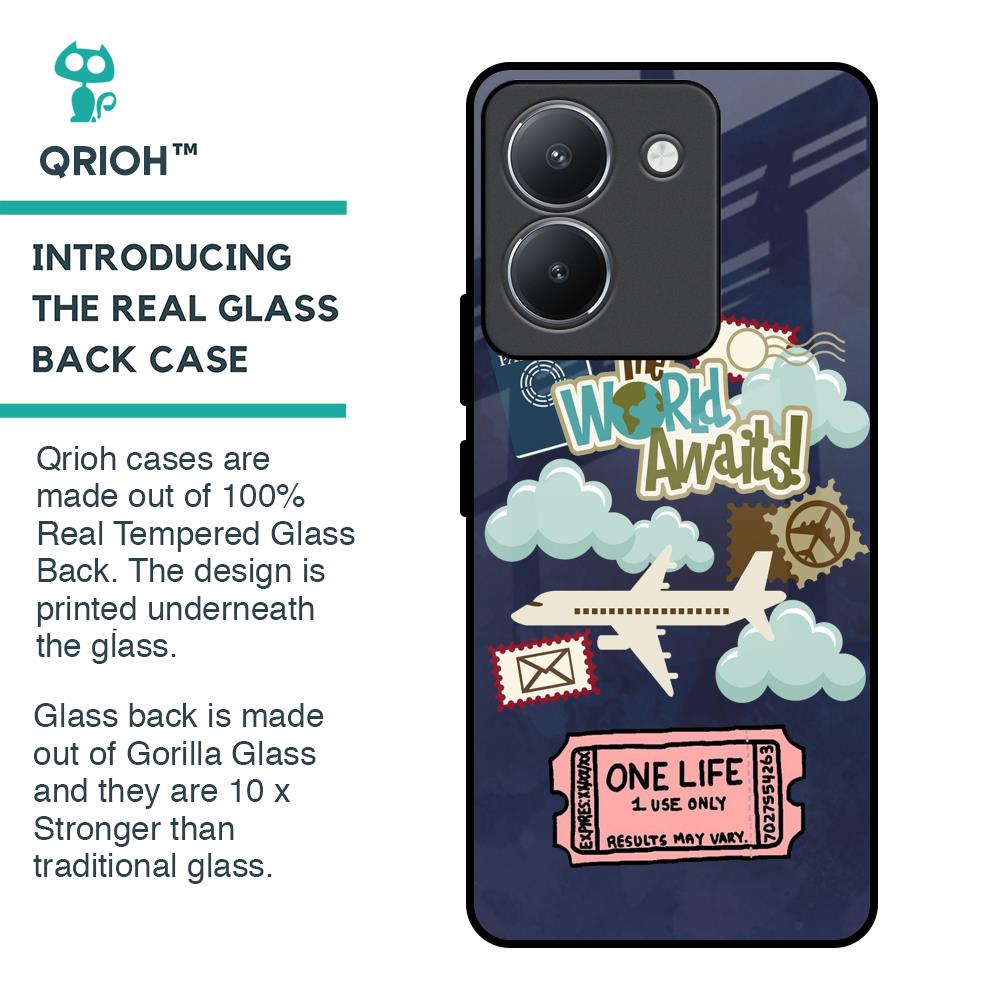 Tour The World Glass Case For Vivo Y36