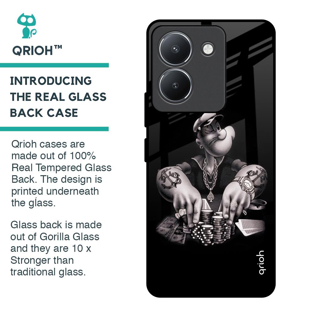 Gambling Problem Glass Case For Vivo Y36