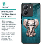 Adorable Baby Elephant Glass Case For Vivo Y36