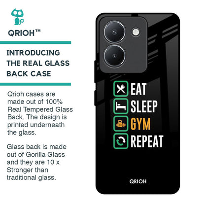 Daily Routine Glass Case for Vivo Y36