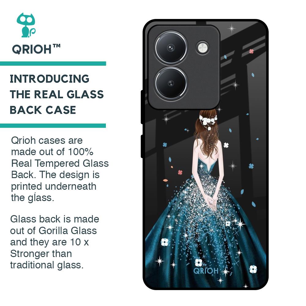 Queen Of Fashion Glass Case for Vivo Y36