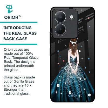 Queen Of Fashion Glass Case for Vivo Y36