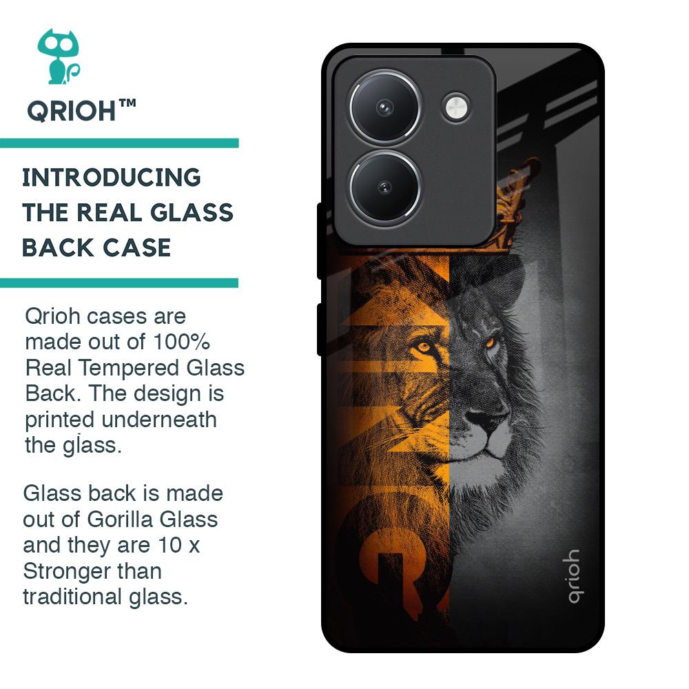 King Of Forest Glass Case for Vivo Y36