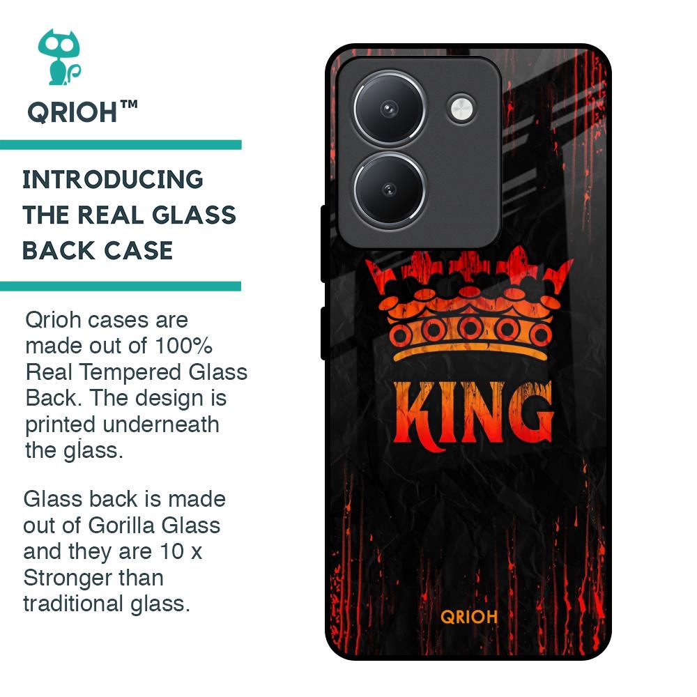 Royal King Glass Case for Vivo Y36