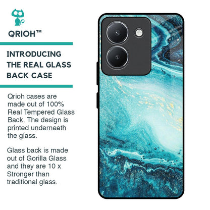 Sea Water Glass Case for Vivo Y36